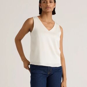 Elegant White Sleeveless Top